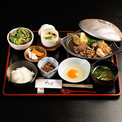 2階席にてすき焼きランチをご提供しております♪