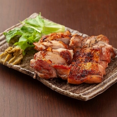 大山鶏もも肉の炭火焼き