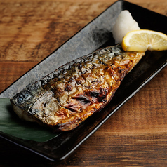 鯖の炭火焼き