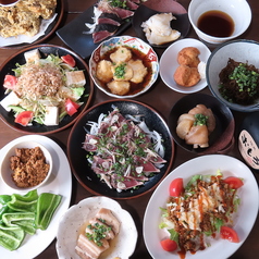 旨いカツオと創作沖縄料理 琉太郎のコース写真