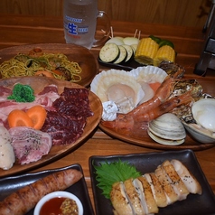 江ノ島 海の家 うみとものコース写真