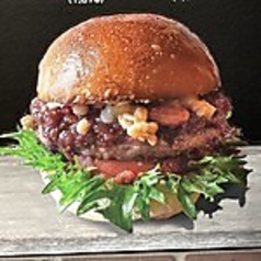 【Special burger】いちじくの赤ワイン煮込みとバニラバターバーガー(単品/ポテトSET)