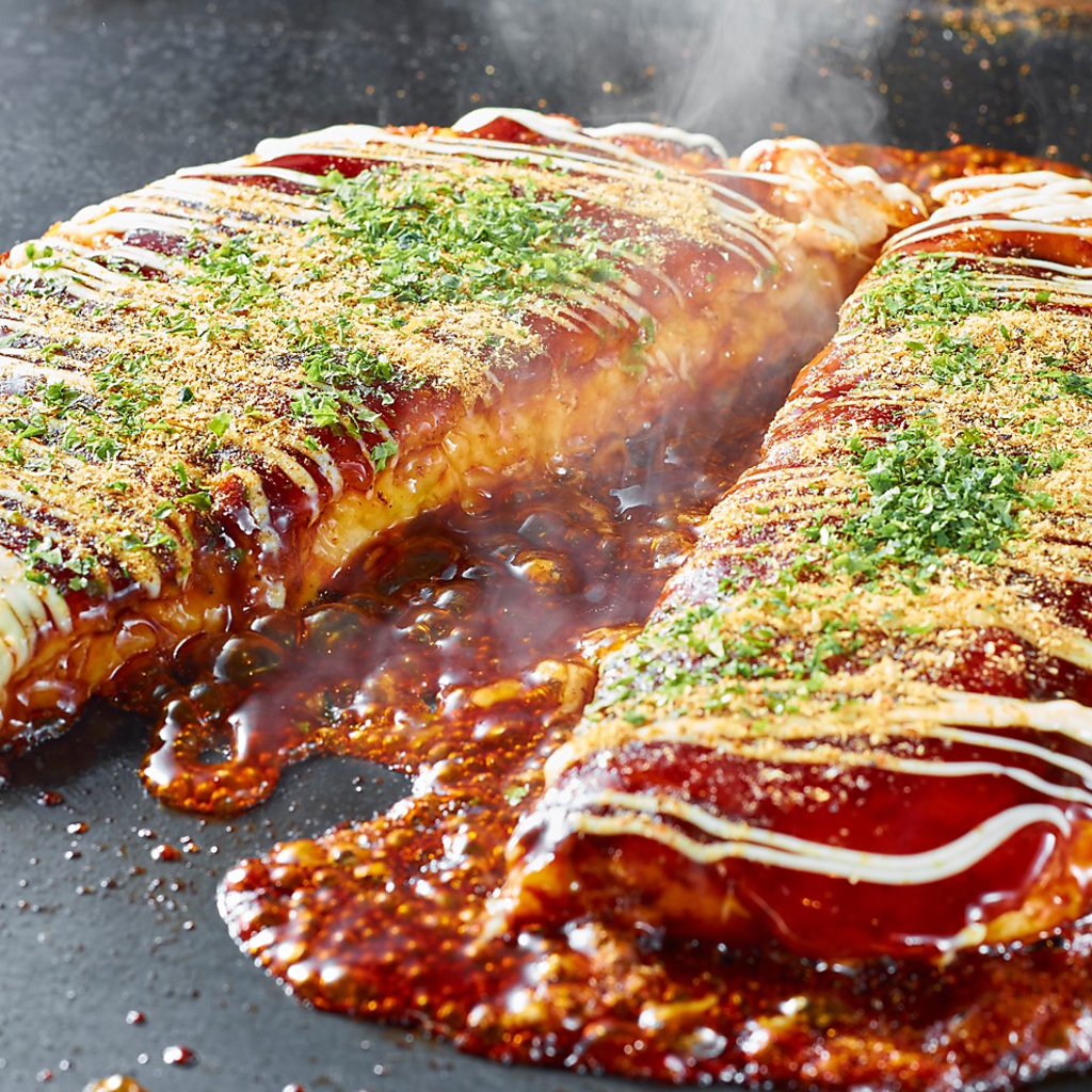 どろ焼きにお好み焼き、鉄板物ならなんでもOK！！