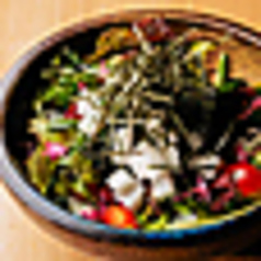 長芋と海藻のサラダ