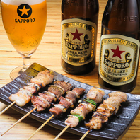 肉の旨味と魅力溢れる★じっくりと焼き上げた【焼き鳥】