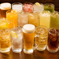 飲み放題90分2,000円から！70種類のドリンクをご用意