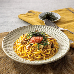 たらこときのこの和風パスタ