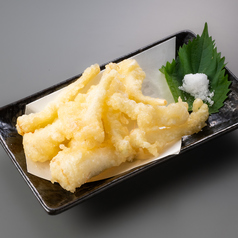 島らっきょうの天ぷら