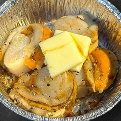 海老/ホタテ/牡蠣/つぶ貝バター/イカの各種ホイル焼き