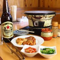 こだわりの炭火で厳選したお肉を堪能♪