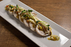 銘柄鶏の藁焼きハム