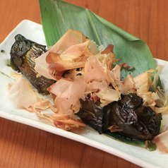 藁香る焼き茄子