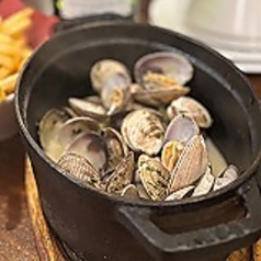 北海道 旬の2枚貝の白ワイン蒸し【小】759円【大】1,309円