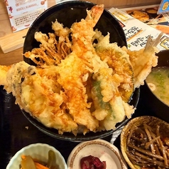 <豊漁!>海鮮天丼 ~蛤天2ヶ入り~