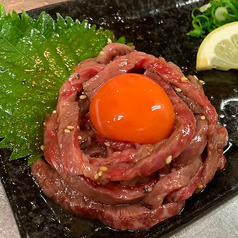 レアステーキユッケ