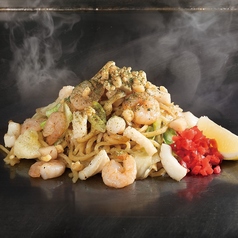 海鮮塩焼きそば~レモン添え~