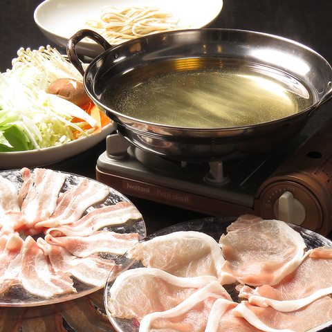 船橋駅徒歩2分パイナップルボークのしゃぶしゃぶ、沖縄料理をお洒落空間で楽しむ