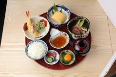 天婦羅・牛すき・出汁巻御膳