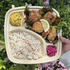 鶏の唐揚げレモンマリネ弁当