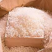 素材へのこだわり【米】：産地ごとで収穫された米の品質に合わせ、研ぎや水加減など、絶妙なバランスで炊き上げます。 