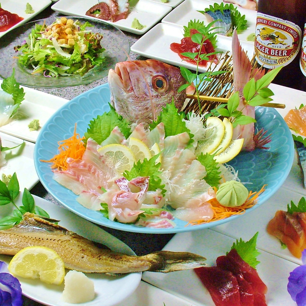 鮮度に自信あり！新鮮な海鮮をふんだんに使用したコースはご利用シーンに合わせてお選びください♪