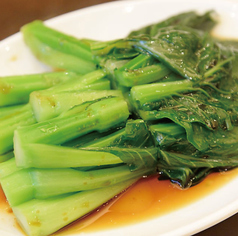 白灼時菜温野菜の醤油添え