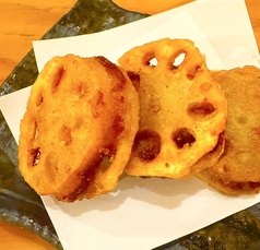 れんこん挟み揚げ