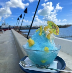 ブルーハワイかき氷
