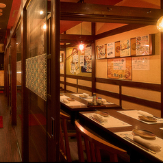 4名～22名様まで人数に応じ個室席にできます。