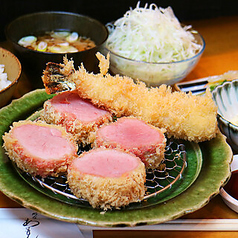 豚かつ あもんのコース写真