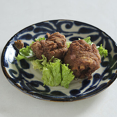 てびちの唐揚げ 黒酢南蛮だれで