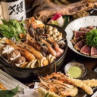 季節毎に異なる限定の料理や、コースも必見◎