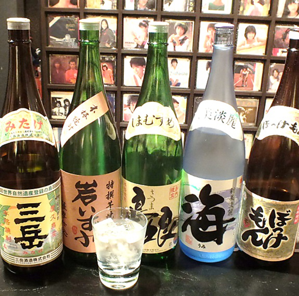 焼酎類も豊富な品揃え！