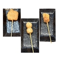 料理メニュー写真&nbsp;お得な串揚げ3種盛り
