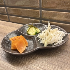 漬物三種盛り