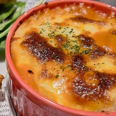 マッシュポテトのミートグラタン