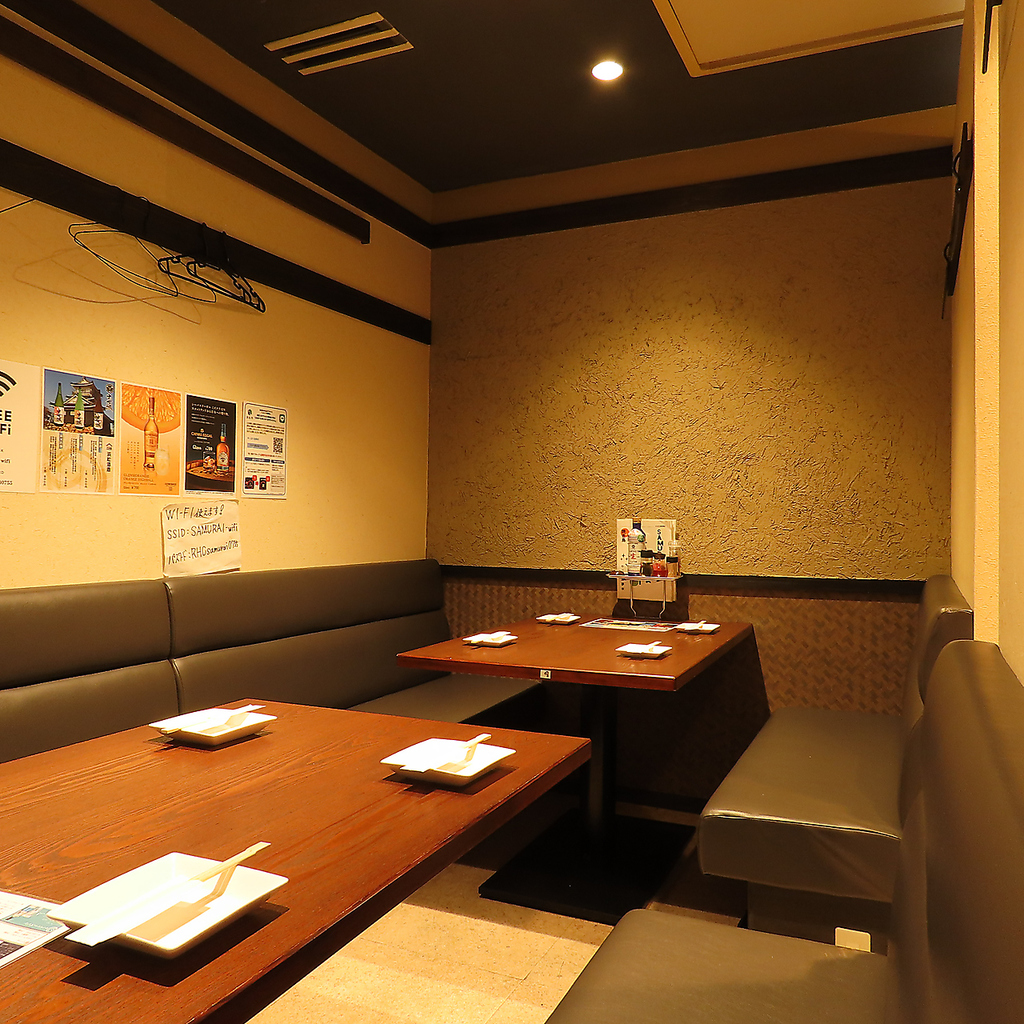 2名から最大38名まで、周りを気にせず楽しめる個室完備。女子会や歓送迎会など各種宴会に最適です！