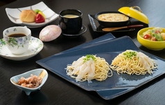 ふぐの冷製パスタセット