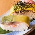 料理メニュー写真&nbsp;鯖寿司 (1カン)