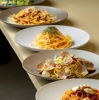 バリエーション豊富なパスタ