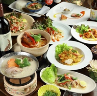 タイ国商務省が認定した本場のタイ料理をご堪能 