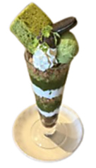 抹茶のパフェ