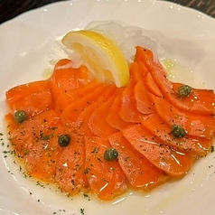 自家製スモークサーモン