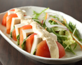 料理メニュー写真 トマトとタルタルの豆腐サラダ　