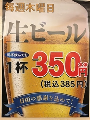 毎週木曜日は・・・