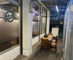 テラス席ならでは、ペット同伴可能です！！ワンちゃんと一緒にお食事を楽しめるひとときを♪