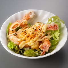 ぷりぷり海老の七味マヨネーズ揚げ