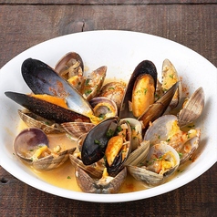 アサリとムール貝の漁師風