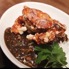 蟹キーマカレー