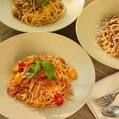 紅ずわい蟹と蟹みそのトマトパスタ